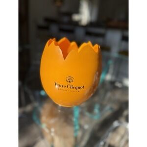 RARE Veuve Clicquot Yellow Broken Egg Ice Bucket Champagne Holder